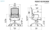 Picture of ZYLO High Back Office Chair with Adjustable Backrest
