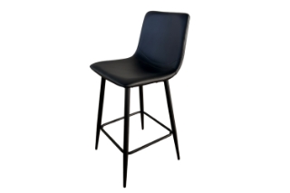 Picture of NOIR Bar Stool with Footrest - Each