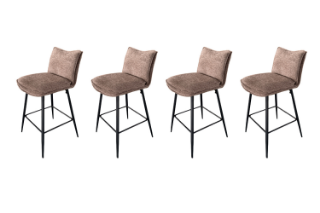 Picture of MIA Bar Stool with Footrest - 4 Chairs in 1 Carton
