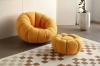 Picture of [FLOOR MODEL CLEARANCE] SUNFLOWER 360° Swivel Lounge Chair with Ottoman (Yellow)
