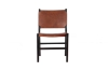 Picture of [FLOOR MODEL CLEARANCE] EUROPA Solid Teak Wood Chair (Genuine Cowhide) 