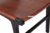 Picture of [FLOOR MODEL CLEARANCE] EUROPA Solid Teak Wood Chair (Genuine Cowhide) 