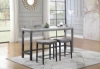 Picture of [FLOOR MODEL CLEARANCE]ANKARA Pub table/Console bar table  Set - 54  Inches Table with Two Stools