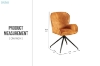 Picture of [FLOOR MODEL CLEARANCE] DUMBO 360° Swivel Dining Chair (Caramel) 