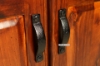 Picture of [FLOOR MODEL CLEARANCE] DROVER Blackwood 4 Door Buffet & 4 Door Hutch (Solid Pine) 