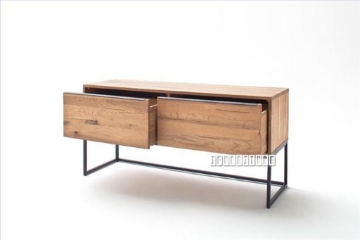 Picture of [FLOOR MODEL CLEARANCE]NEVADA Console Table *Solid European Wild Oak