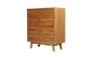Picture of [FLOOR MODEL CLEARANCE]RETRO Oak 4-Drawer Chest (Maple Color) 