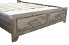 Picture of [FLOOR MODEL CLEARANCE] AGILENT  Queen Size Storage BedBed Frame with Built in Shelves 