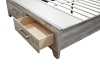 Picture of [FLOOR MODEL CLEARANCE] AGILENT  Queen Size Storage BedBed Frame with Built in Shelves 
