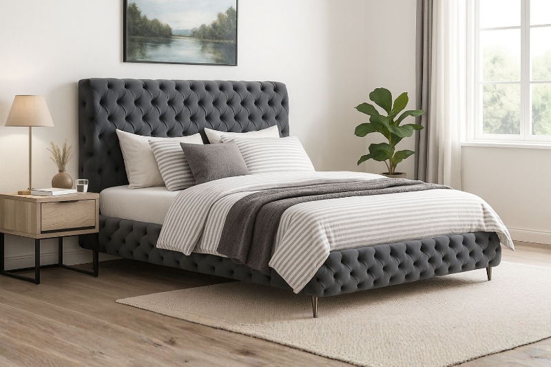 Picture of [FLOOR MODEL CLEARANCE] DELANO Queen Size Bed Frame 