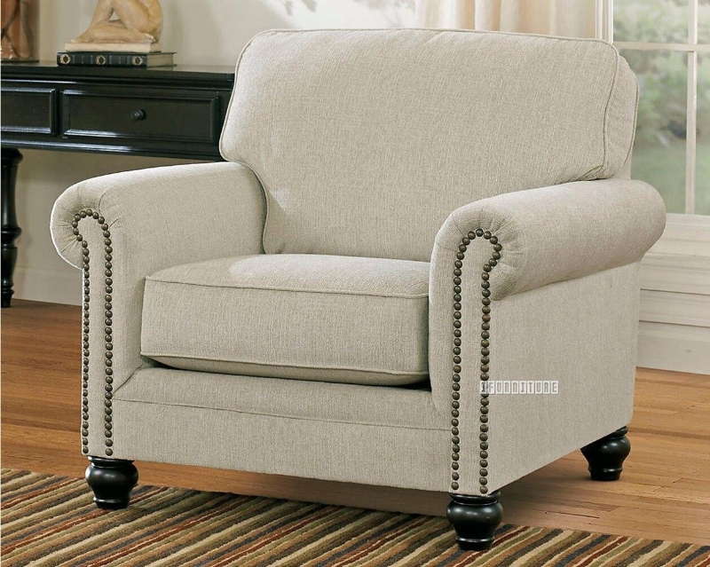Picture of [FLOOR MODEL CLEARANCE] ANDOVER Armchair * LIGHT GREY