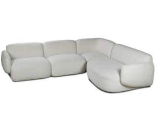 Picture of [FLOOR MODEL CLEARANCE]SUMMIT Fabric Modular Sofa Range - 4PC Sectional Chaise Set 