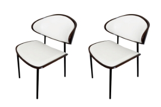 Picture of SELORA Dining Chair (White) - 2 Chairs in 1 Carton