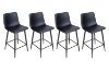 Picture of NOIR Bar Stool with Footrest