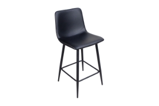 Picture of NOIR Bar Stool with Footrest - Each