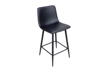 Picture of NOIR Bar Stool with Footrest - 4 Chairs in 1 Carton
