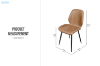 Picture of RIDER Dining Chair  - 4 Chairs in 1 Carton