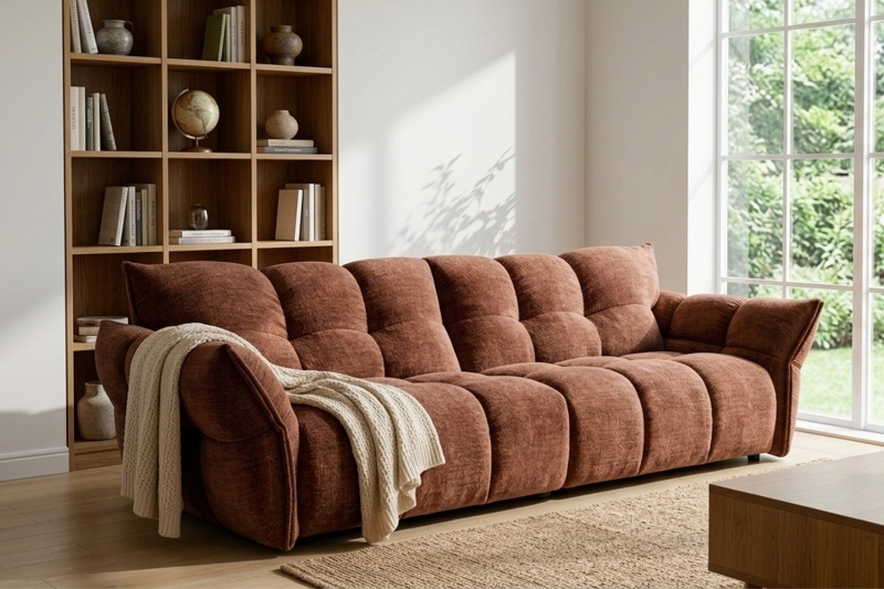 Picture of AMARA Sofa Bed (Terracotta) 