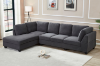 Picture of LIBERTY Premium Sectional Sofa (Dark Grey) - Chaise Facing Left