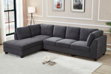 Picture of LIBERTY Premium Sectional Sofa (Dark Grey) - Chaise Facing Left
