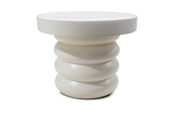 Picture of STRUGLE Mungur Wood Plant Stand (Off White)