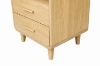 Picture of LINEA 2-Drawer Nightstand with Charging Station (Natural)
