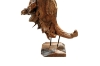 Picture of 659-002 Large Teak Wood Seahorse Sculpture (14.5"x5.5"x27.5")