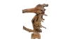 Picture of 659-002 Teak Wood Seahorse Sculpture (14.5"x27.5")