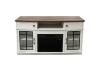 Picture of BRAMBLE 59" TV Stand with Electric Fireplace & LED Lighting
