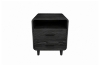 Picture of LINEA 2-Drawer Nightstand with Charging Station (Black)