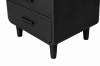 Picture of LINEA 2-Drawer Nightstand with Charging Station (Black)