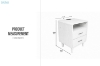 Picture of LINEA 2-Drawer Nightstand with Charging Station (White)