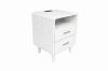 Picture of LINEA 2-Drawer Nightstand with Charging Station (White)