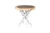 Picture of LIBERTE D22" Round Side Table with Mungur Wood Top and Teak Branch Base