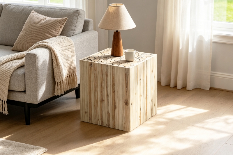 Picture of GRAYSON H18" Teak Wood Side Table