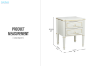 Picture of BONZIE 2-Drawer Nightstand