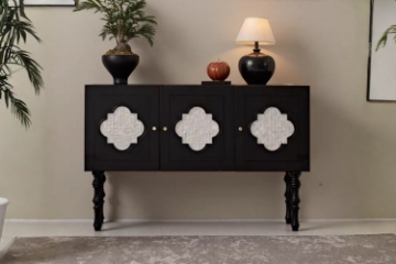 Picture of ARVADA 3-Door Boxwood Storage Cabinet