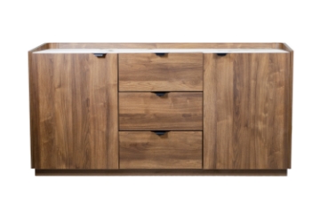 Picture of MERRINA 63" 2-Door 3-Drawer Storage Cabinet/Sideboard with Sintered Stone Top