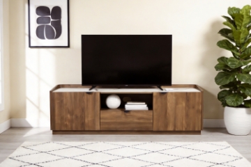 Picture of MERRINA 63" 2-Door 1-Drawer TV Stand with Sintered Stone Top