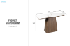 Picture of MERRINA 47" Console Table with Sintered Stone Top
