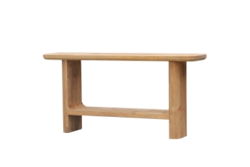 Picture of LUMBER 71" Reclaimed Pine Wood Console Table with Shelf