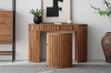 Picture of RILMOND 47" Reclaimed Pine Wood Desk and Barrel Stool Set