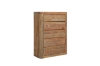 Picture of LUMBER Reclaimed Pine Wood 5-Drawer Chest