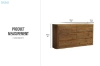 Picture of LUMBER Reclaimed Pine Wood 6-Drawer Dresser/Sideboard