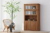 Picture of LUMBER 43.5"x71" Reclaimed Pine Wood Display Storage Cabinet