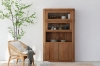 Picture of LUMBER 71"x43.5" Reclaimed Pine Wood Display Storage Cabinet