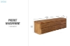 Picture of LUMBER 78.5" 8-Drawer Reclaimed Wood TV Stand
