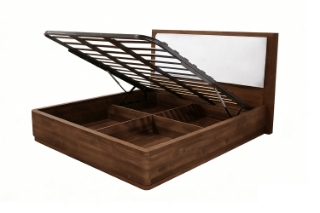 Picture of MERRINA Bed Frame with Gas Lift Storage - Queen Size