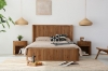 Picture of RILMOND Reclaimed Pine Wood Bed Frame - Queen Size