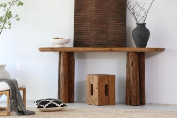 Picture of LUMBER 71" Reclaimed Pine Wood Console Table